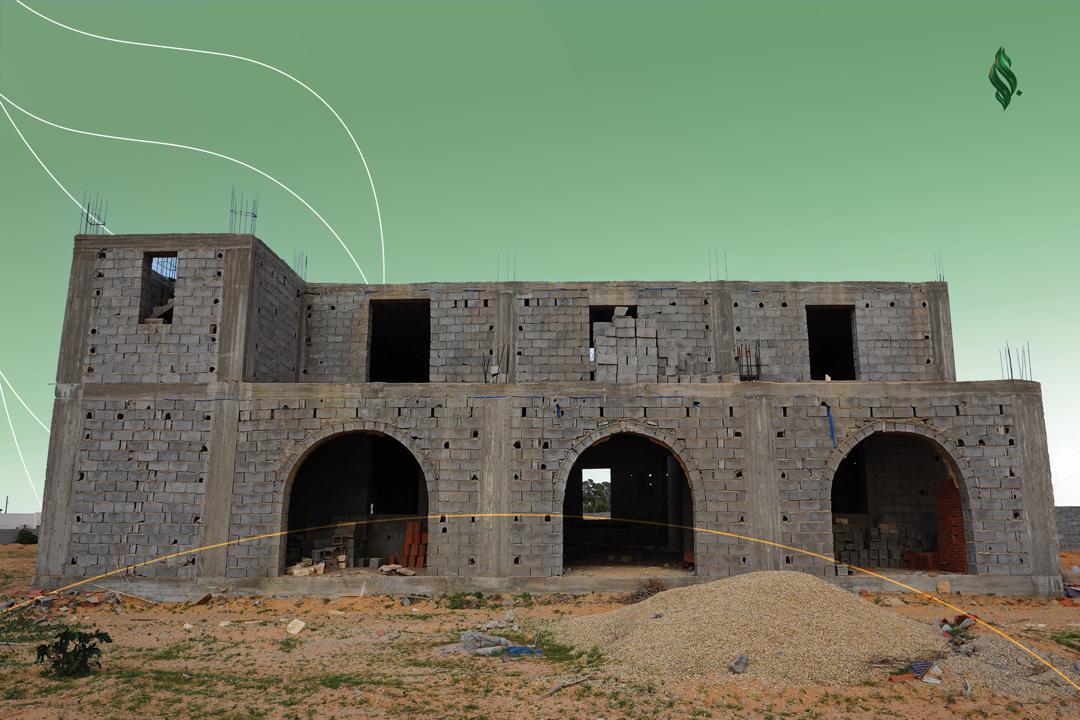 مشروع استكمال مسجد المعلم بمنطقة القويعة بمدينة (القره بوللي)