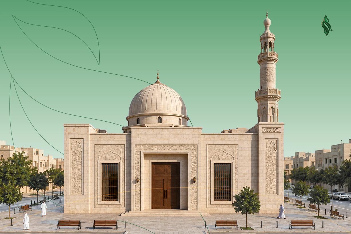 مشروع استكمال بناء مسجد حمزة بن عبدالمطلب بمنطقة تيجي بمدينة (باطن الجبل)